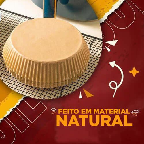 Forro de Papel Protetor Antiaderente para Air Fryer - My Store